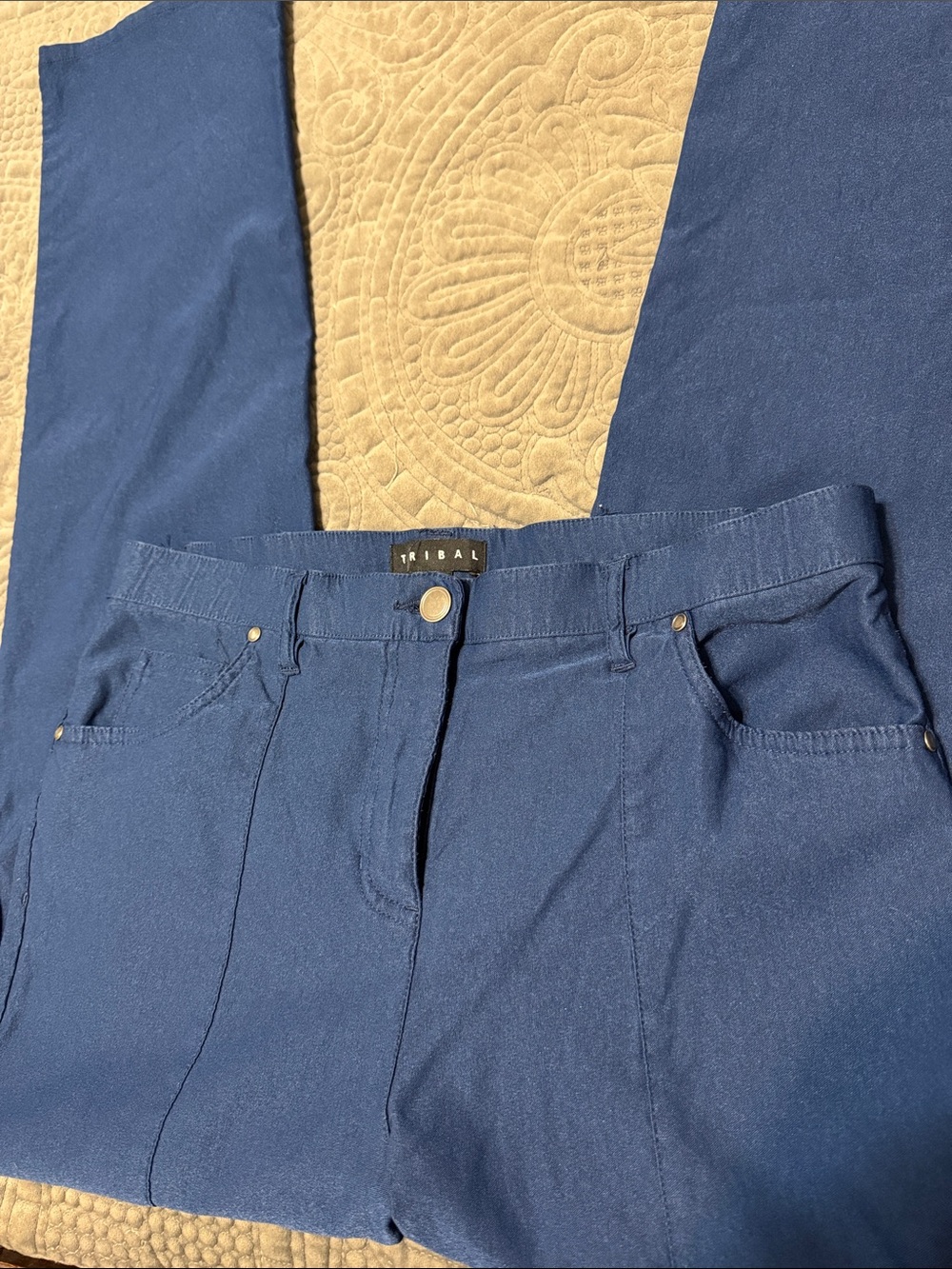 Tribal Women's Navy Blue Dress Pants. Size 10 - Picture 2 of 7